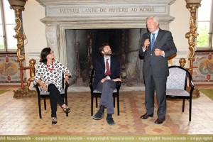 Il ministro Franceschini a Villa Lante