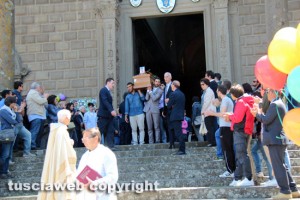 I funerali di Paolo Aquilani