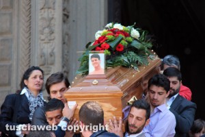 I funerali di Paolo Aquilani