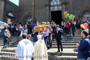 I funerali di Paolo Aquilani