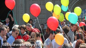 I funerali di Paolo Aquilani 