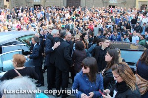 I funerali di Paolo Aquilani 