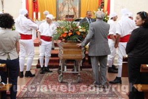 I funerali di Mario Prosperoni