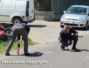 I rilievi della polizia stradale