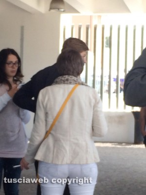 Dymitry Kryvenko all'uscita dal tribunale