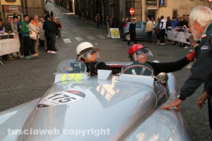 Mille Miglia, a destra Francesca Grimaldi
