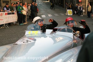 Mille Miglia, a destra Francesca Grimaldi