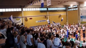 Il palazzetto stracolmo per la finale