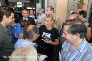Alessandra Mussolini all'incontro a Viterbo