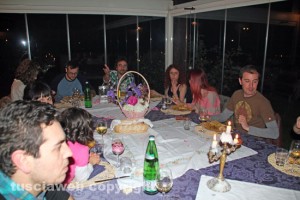 La cena a base d'insetti