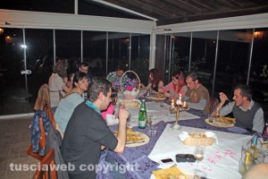 La cena a base d'insetti