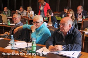 Viterbo - Il consiglio comunale - Troili e Quintarelli