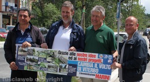 Marini, Ubertini, Fusco e Buzzi inaugurano via Genova
