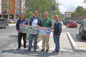 Marini, Ubertini, Fusco e Buzzi inaugurano via Genova 