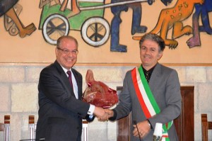 L'ambasciatore Tavares e il vice sindaco Bacciardi