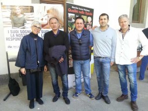 Maria Fermanelli con Ermanno Firentini, Emanuele Isanti, Luca Fanelli e Roberto Zena 