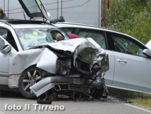 Il frontale in cui ha perso la vita Giuseppina Mastrogregorio