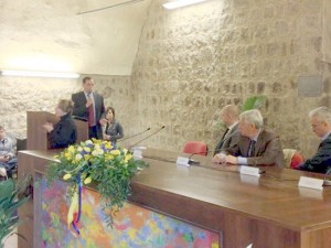  Il sottosegretario di stato alla Difesa, Domenico Rossi, all'inaugurazione del Festival del volontariato