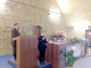  Il sottosegretario di stato alla Difesa, Domenico Rossi, all'inaugurazione del Festival del volontariato