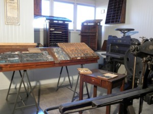 Vecchie attrezzature della Tipografia Unione di Sauro Sorbini