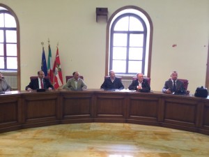 Gli studenti della scuola alberghiera tedesca a Palazzo Gentili