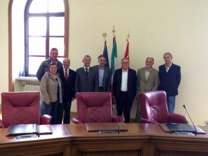 Gli studenti della scuola alberghiera tedesca a Palazzo Gentili