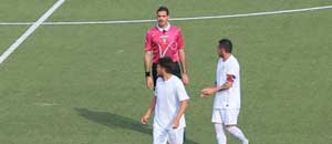 Matteo Centi durante la gara