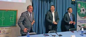 Da sinistra Gasbarri, Abagnale e Massini