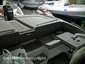 La barca sequestrata