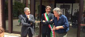 L'inaugurazione del trittico Maremmano