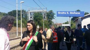 Il vicesidaco Ciambella alla stazione