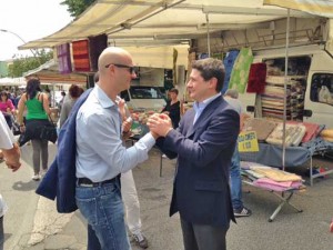 Mazzoli a Civita Castellana con Angelelli