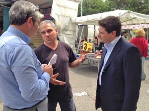 Mazzoli con il segretario Zezza 