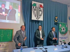 Da sinistra Gasbarri, Abagnale e Massini