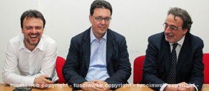 Paolo Aleandri, Nicola Danti, Sandro Mancinelli