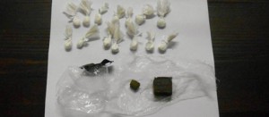 La droga trovata e sequestrata