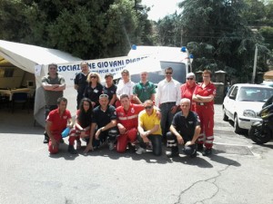 La festa della croce rossa a Vignanello
