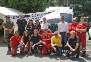 La festa della croce rossa a Vignanello