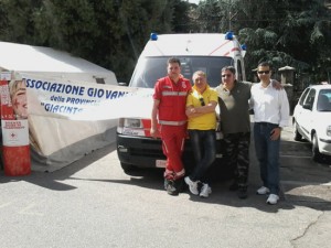 La festa della croce rossa a Vignanello