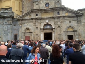 Il funerale di Fabio Battaglini a Bolsena 