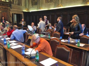 I banchi della maggioranza 