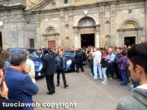 Il funerale di Fabio Battaglini a Bolsena 