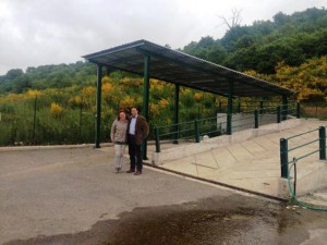 Flaminia Tosini, e il sindaco di Bagnoregio Francesco Bigiotti