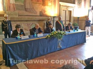 La conferenza a palazzo dei Priori col ministro Franceschini 