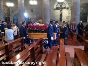 Il funerale di Fabio Battaglini a Bolsena 