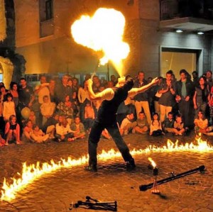 Un artista in strada