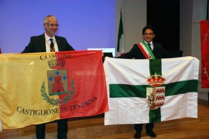 Lo scambio delle bandiere 