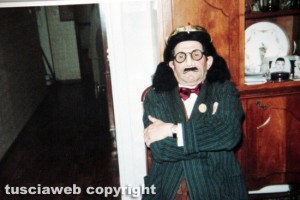 Sauro Sorbini in maschera