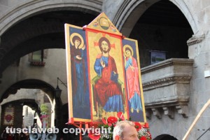 La processione del santissimo Salvatore