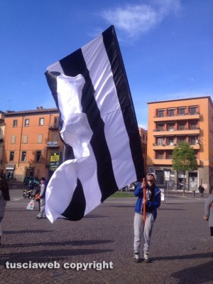 I festeggiamenti a Viterbo per la Juventus